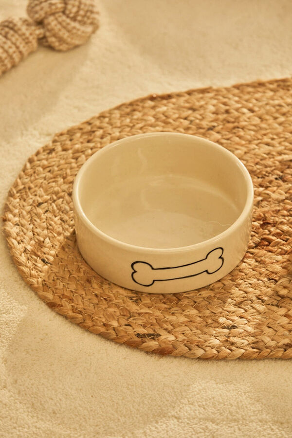 Calma House Plato para mascotas Sasha amarillo