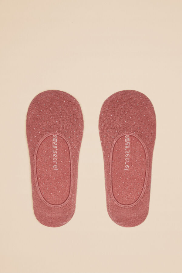 Women'secret Pink no-show socks pink