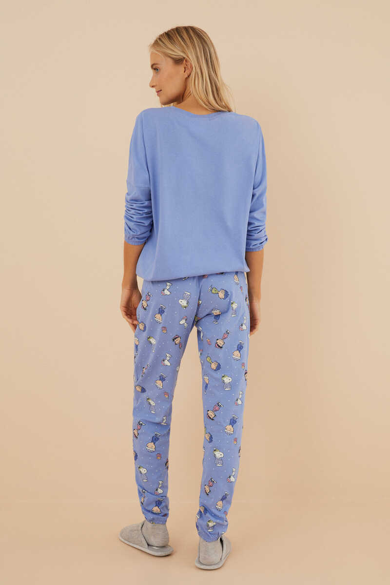 Womensecret Pijama 100% algodão Snoopy azul azul