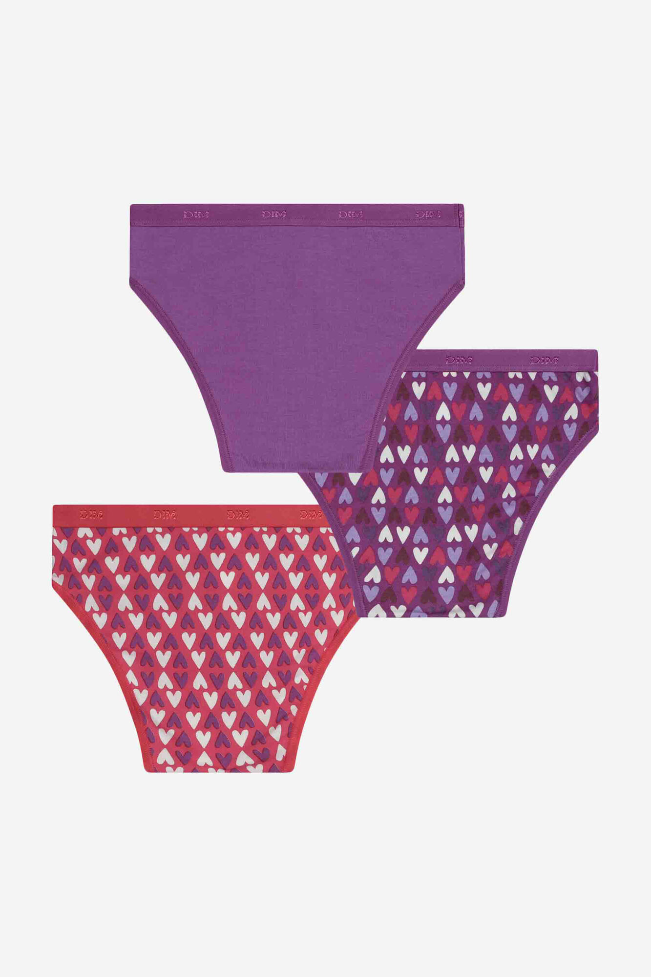 DIM Pack de 5 bragas DIM Les Pockets