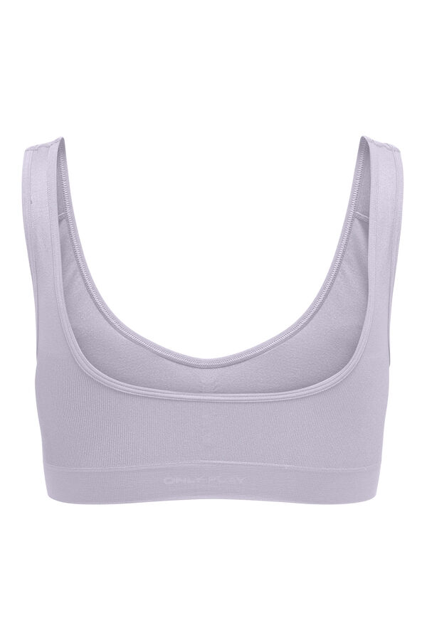 Only Play Soutien desportivo sem costura com estampa de borboleta. rosa