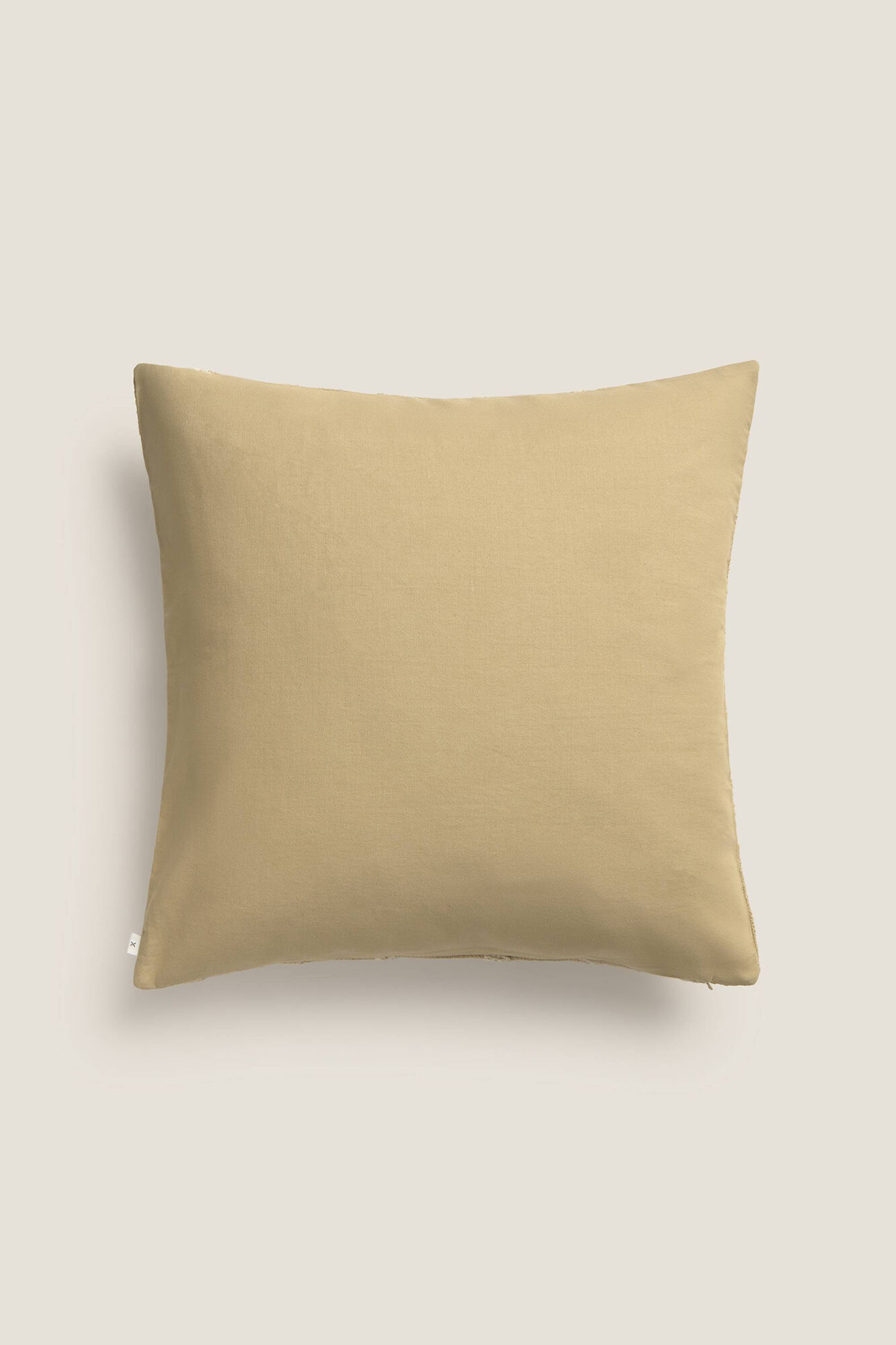 Textura Funda de coj&iacute;n con detalle  bordado geom&eacute;trico