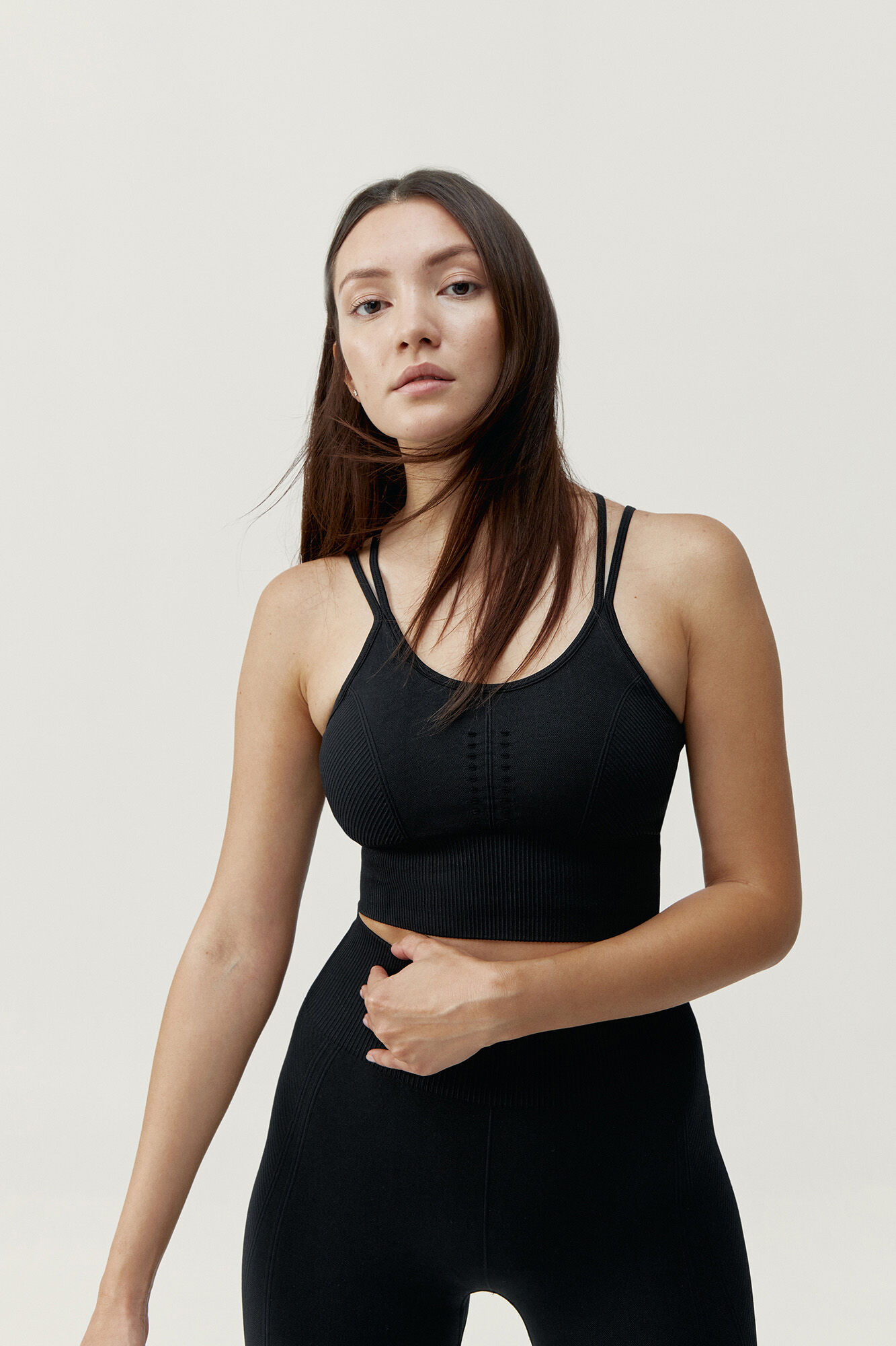 Born Living Yoga Sport-BH Top India Black