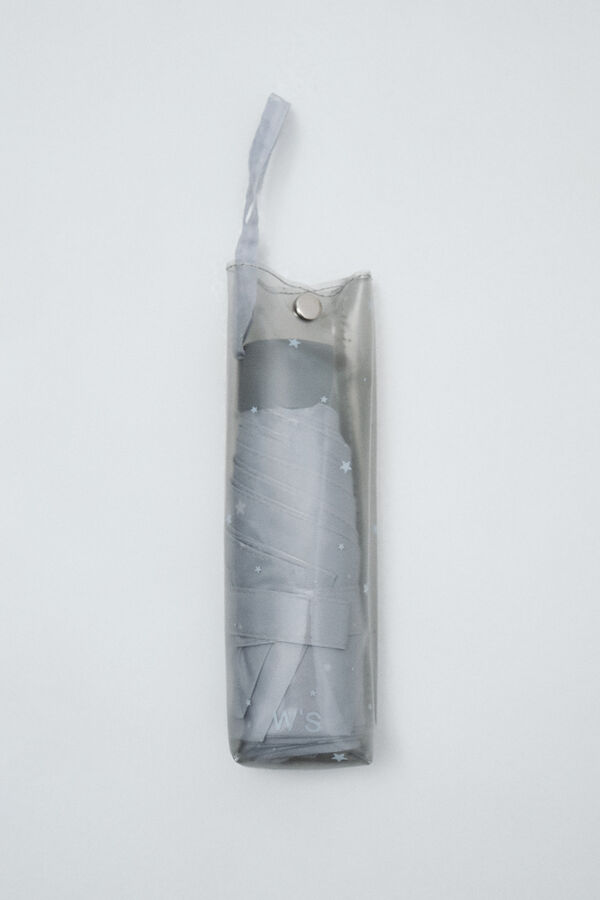 Women'secret Star print lightweight umbrella grey
