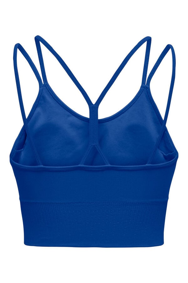 Womensecret Sports bra with thin straps bleu