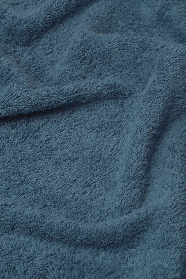 Womensecret Toalla ducha rizo algodón egipcio 70x140cm. azul