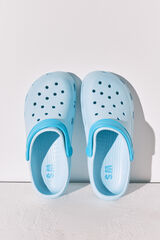 Women'secret Blue rubber clog slippers blue