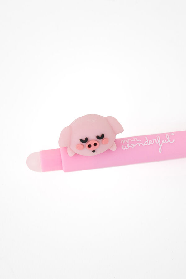 Mr. Wonderful Erasable Lazy piglet pen Ready to do nothing printed
