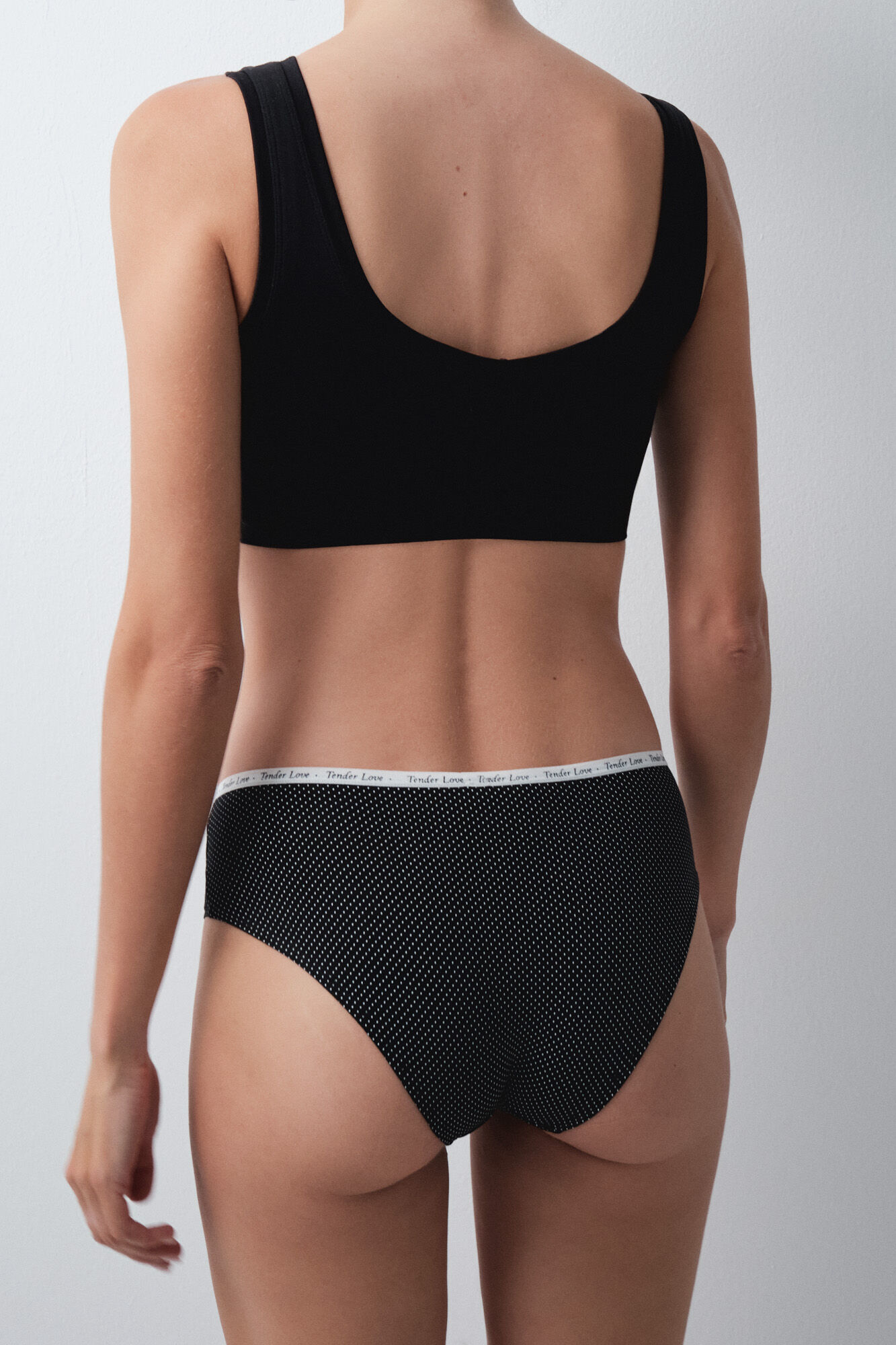 Women'secret Pack 7 bragas anchas algod&oacute;n estampado B&W