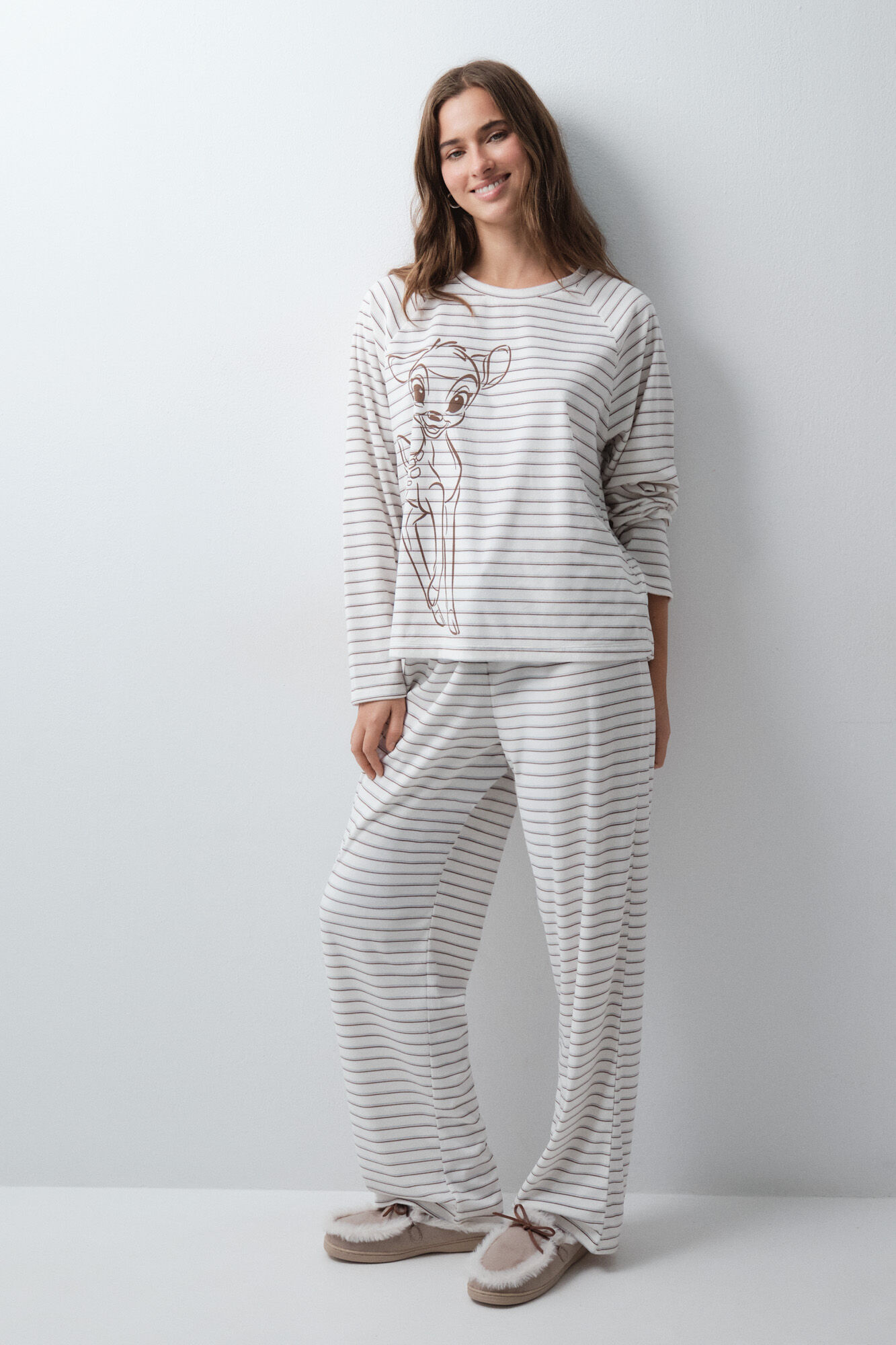 Women'secret Pyjama long polaire Bambi doux