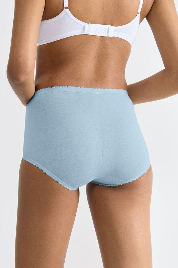 Sloggi Pack 3 bragas altas sin costuras estampado