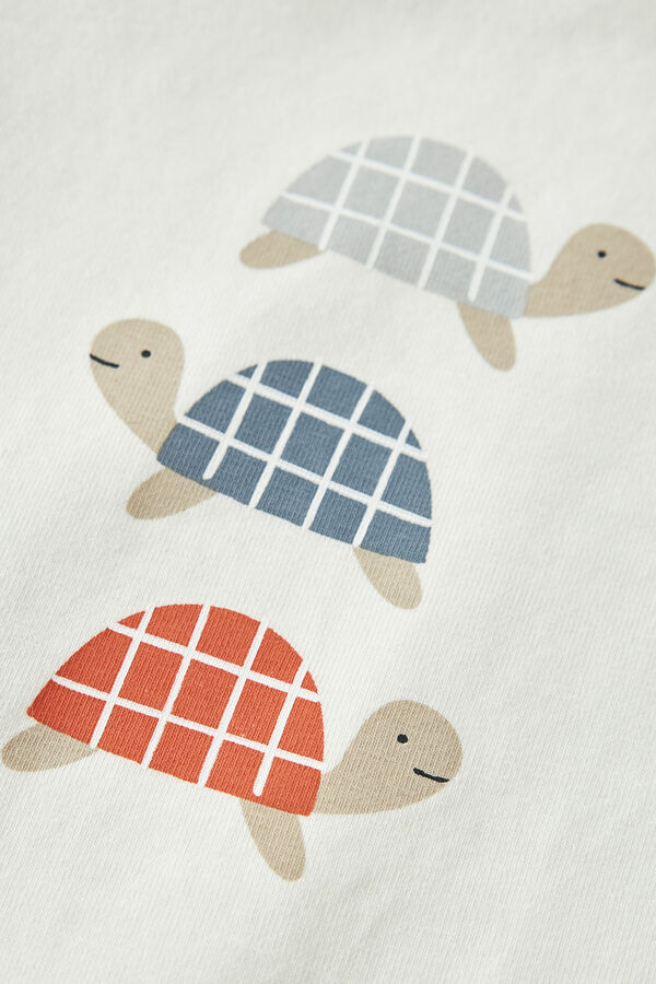 Name it T-shirt de algod&atilde;o org&acirc;nico branco