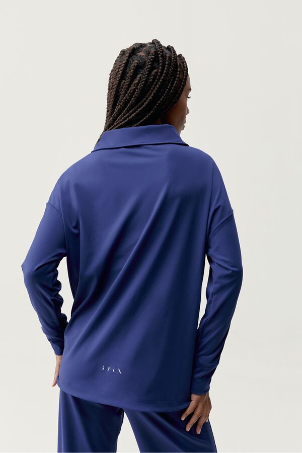 Born Living Yoga Lua Sport Polo "Skin move" Next Blue Plava