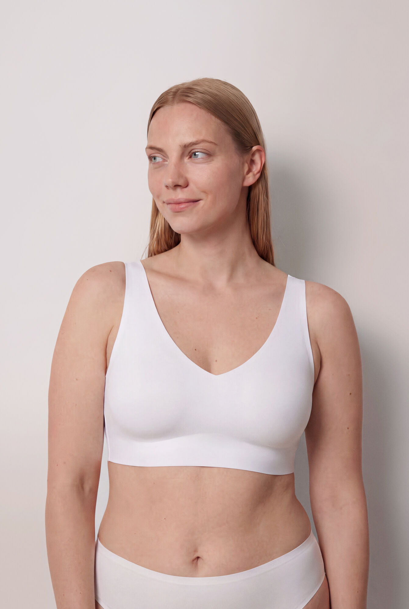 Women'secret White microfibre bra DREAMY PLUS