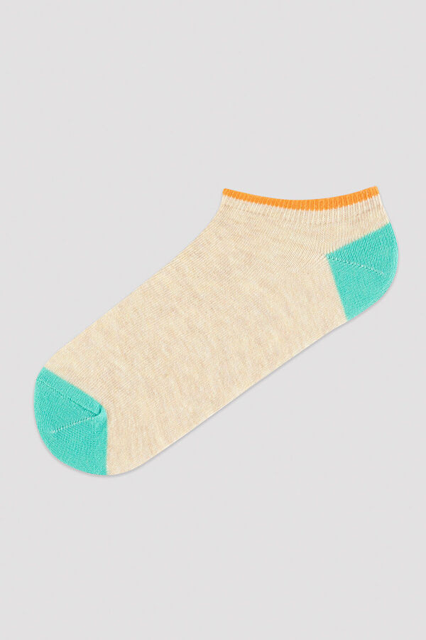 Penti Pack de cinco calcetines tobilleros coloridos estampado