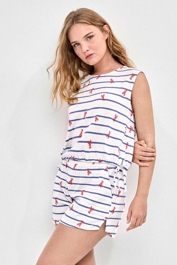 Gisela Pijama estampado langostas estampado