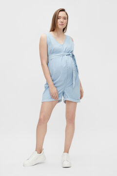 Womensecret Mono corto de algodón maternity blue