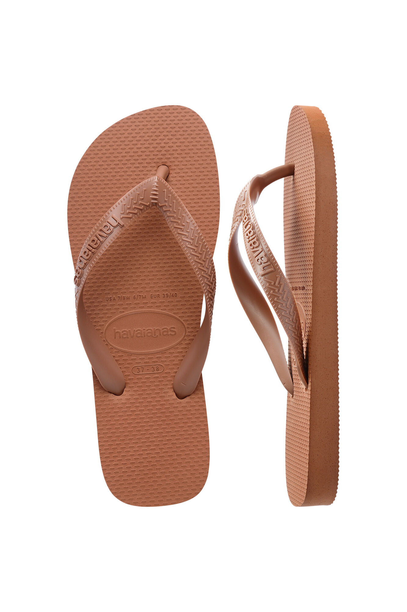 Havaianas Chanclas Hav. Top Senses Marron Oscuro