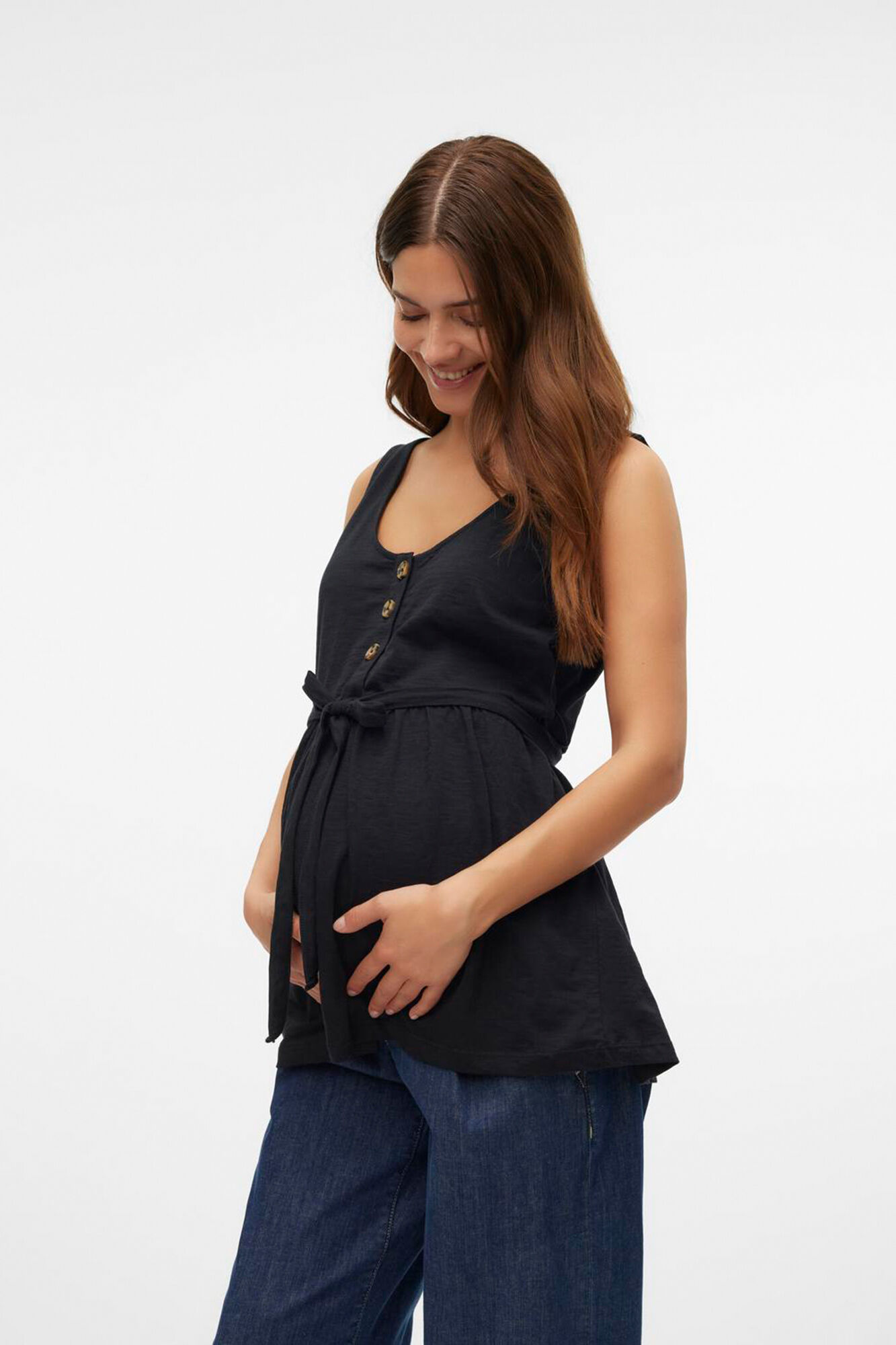 Mamalicious Top mit Tr&auml;gern Maternity und Stillzeit