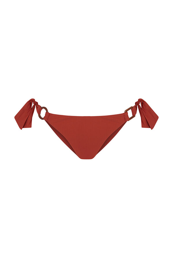 Womensecret Bas de bikini tanga orange rouge