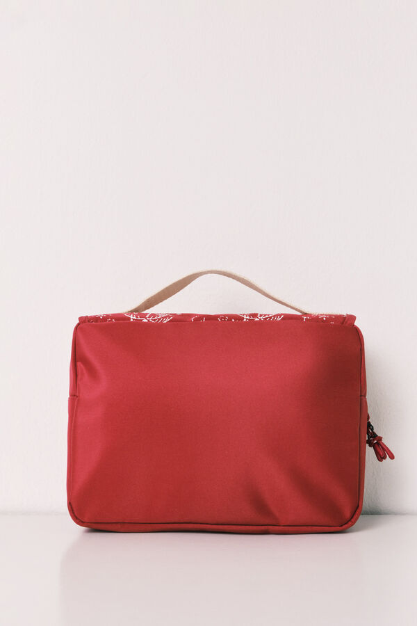 Women'secret Stitch hanging vanity case red