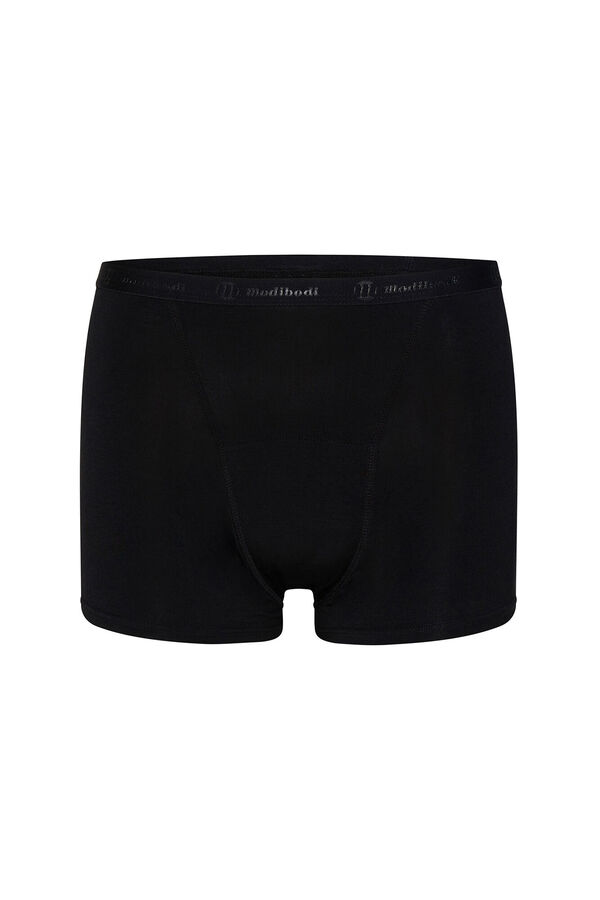 Modibodi Black bamboo classic boyshort moderate to heavy period panty black