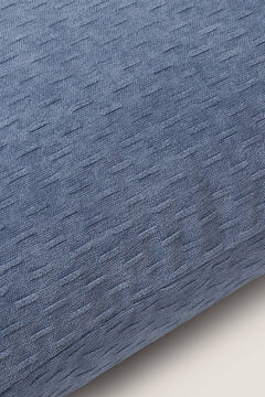 Womensecret Capa travesseiro chenille jacquard 45 x 45 cm. azul