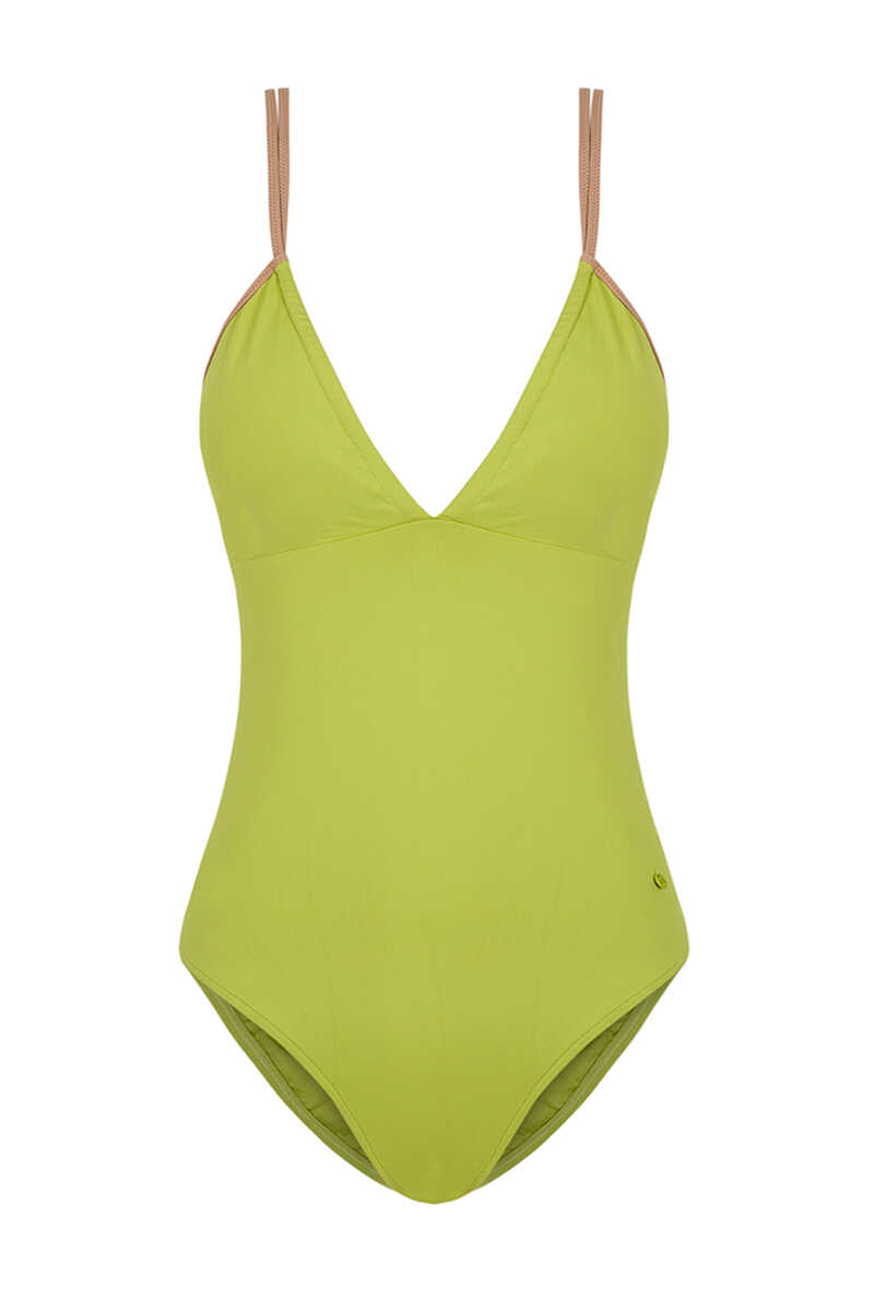 Womensecret Green slimming swimsuit green
