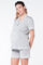 Womensecret Lace maternity pyjama top grey