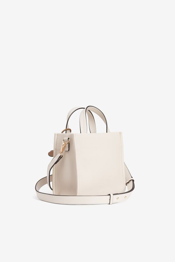 Vilanova Bolso city con charm de flor marfil