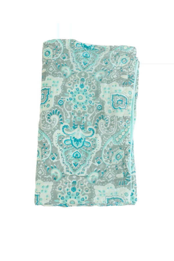 Kbas Par&eacute;o serviette en coton bleu