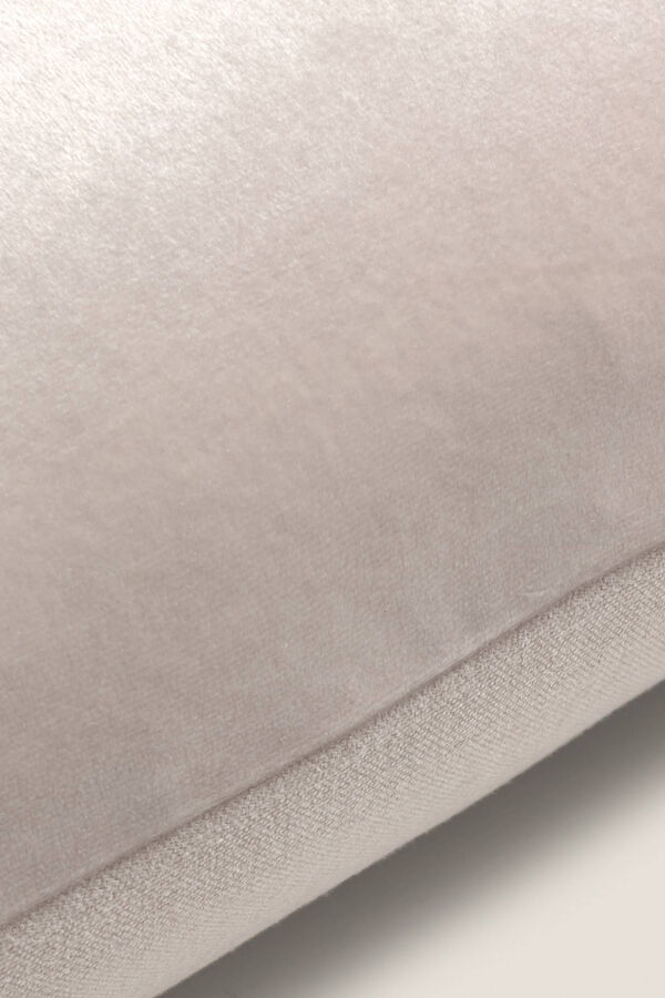 Womensecret Cotton velvet cushion cover bézs