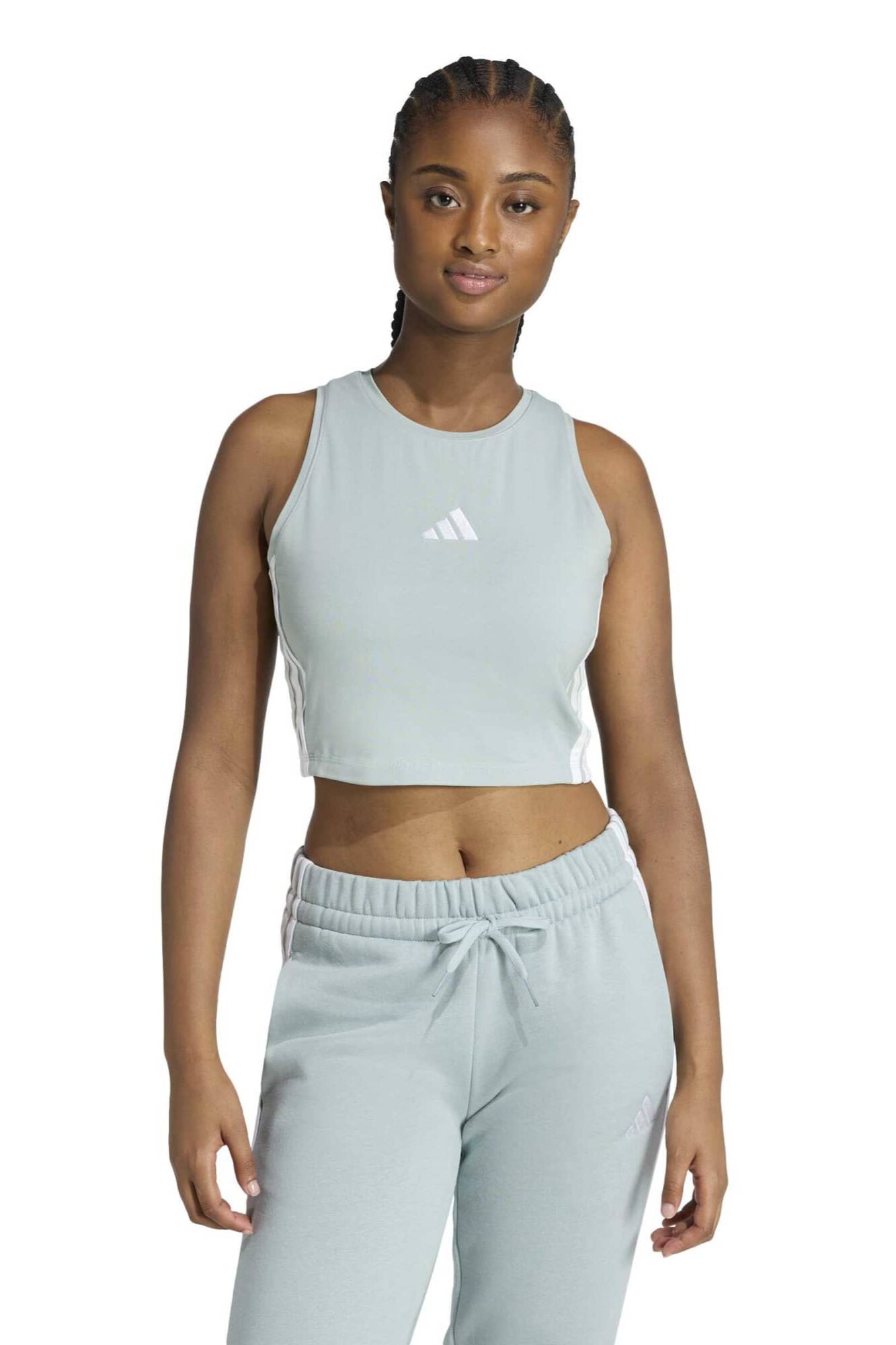 Adidas Camiseta corta acolchada 3 bandas