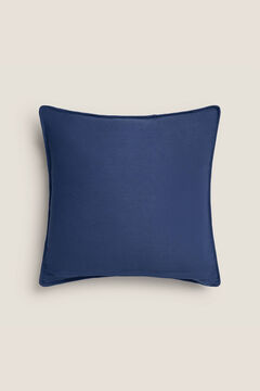 Womensecret Capa travesseiro microfibra xadrez 55 x 55 cm. azul