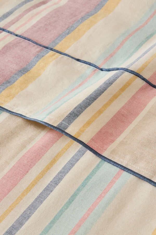 Womensecret Striped yarn dyed sheet bleu