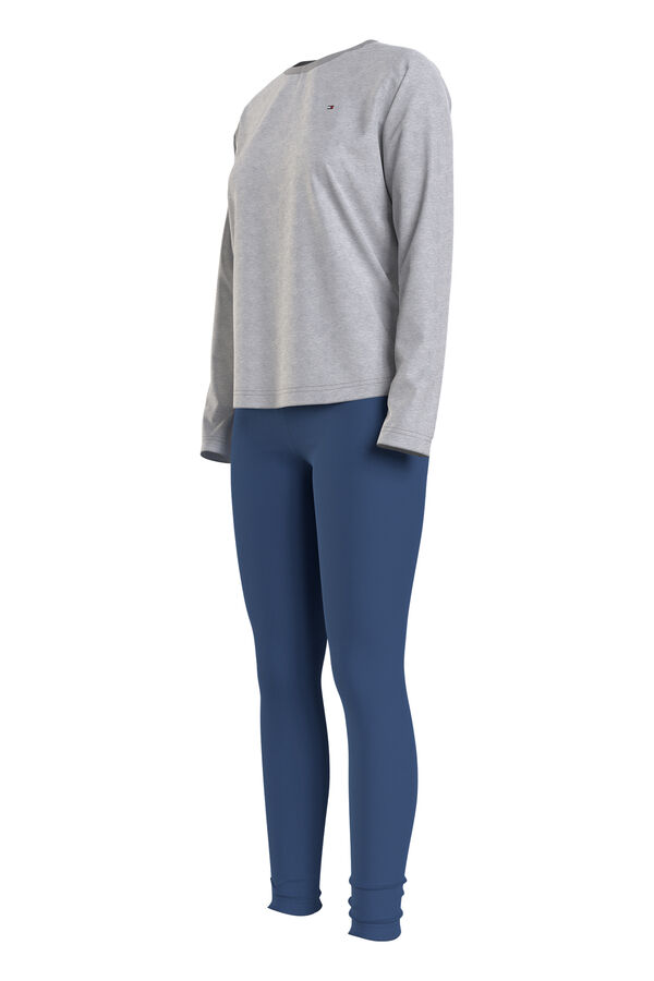 Tommy Jeans Set de pijama de manga larga estampado