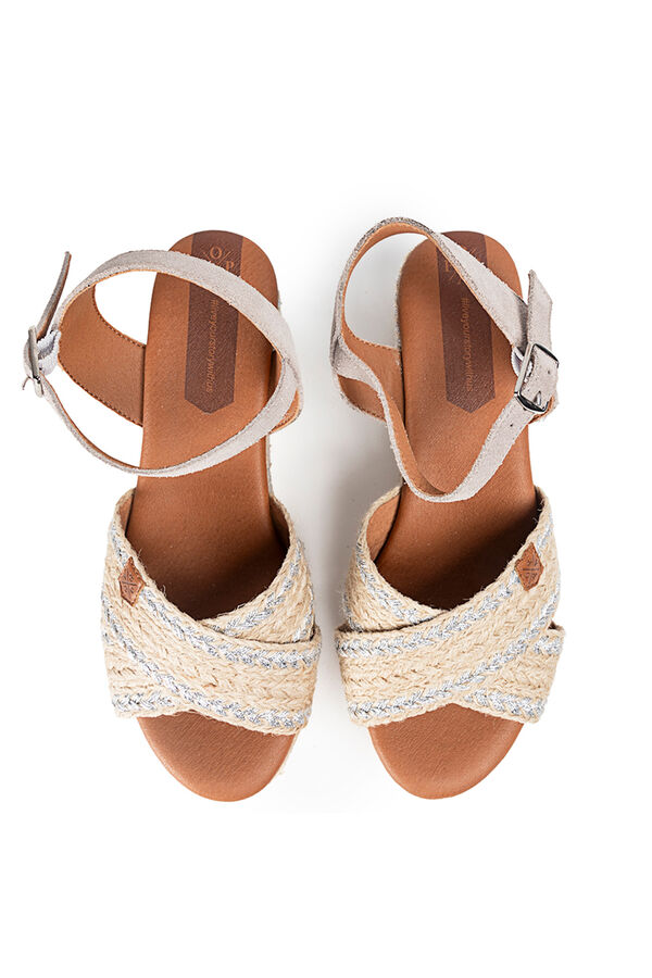Womensecret Benijo Yut&Bor low-wedge sandal Siva