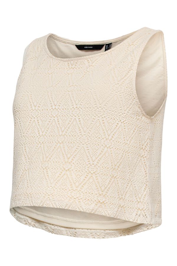 Mamalicious Spitzen-Top Maternity Grau