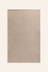 Calma House Washable rug with soft beige pile apolo brown