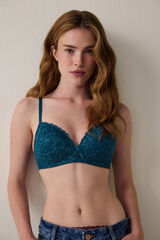 Penti Cozy Lace Non-Wired Non-Padded Bra blue