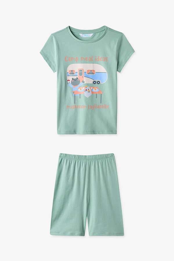 Penti 2er-Pack kurze Kinderpyjamas mit ausgestelltem Schnitt mit Print