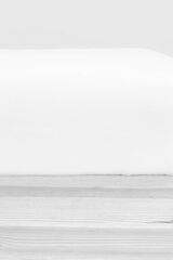 Textura Spannbetttuch Satin. Bett 80-90 cm. Wei&szlig;