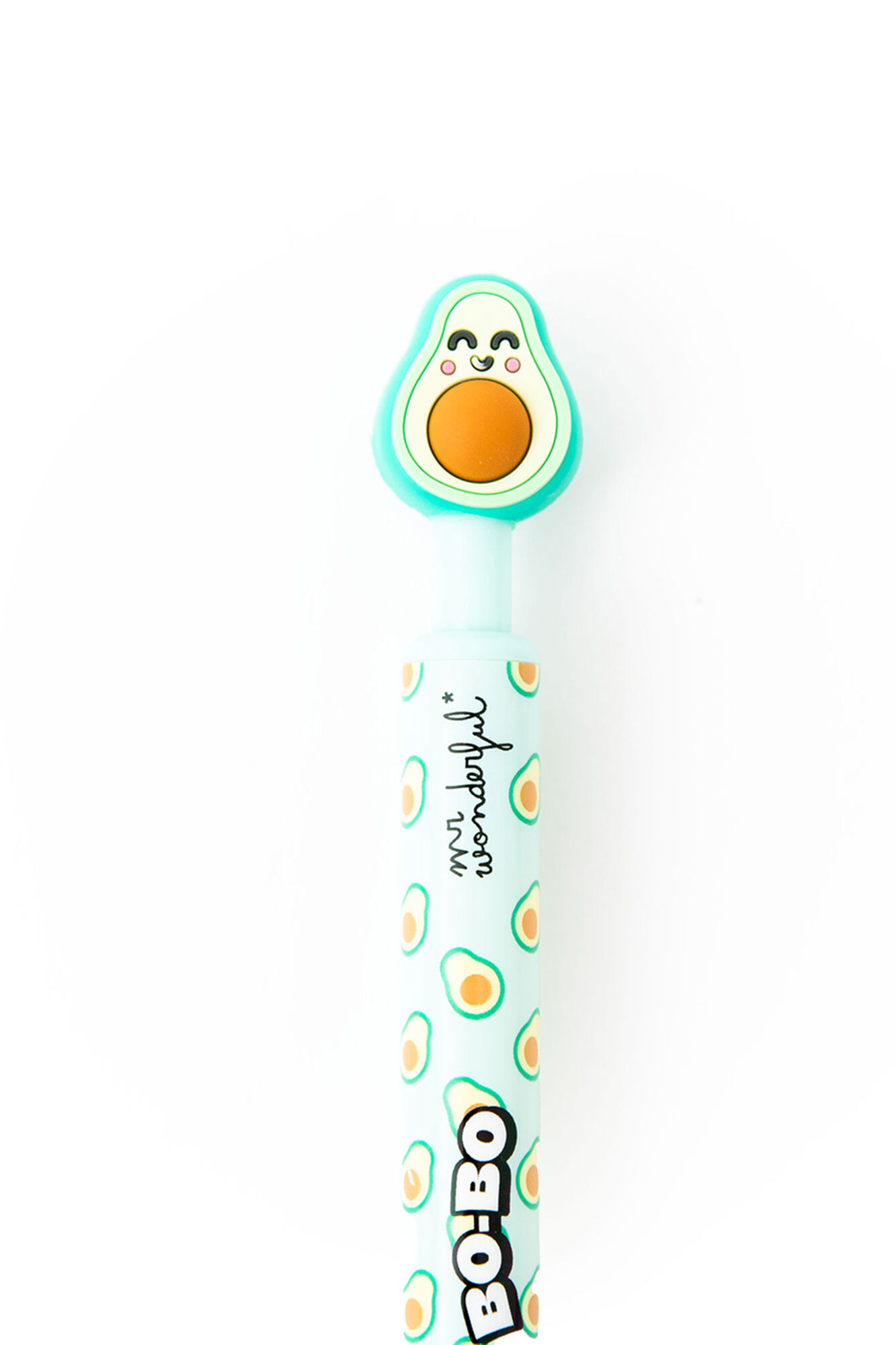 Mr. Wonderful Boli borrable Bo-Bo Click! - Aguacate