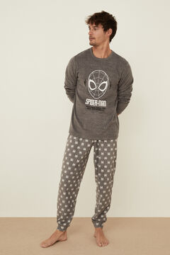 Womensecret Grey Spiderman fleece pyjamas grey