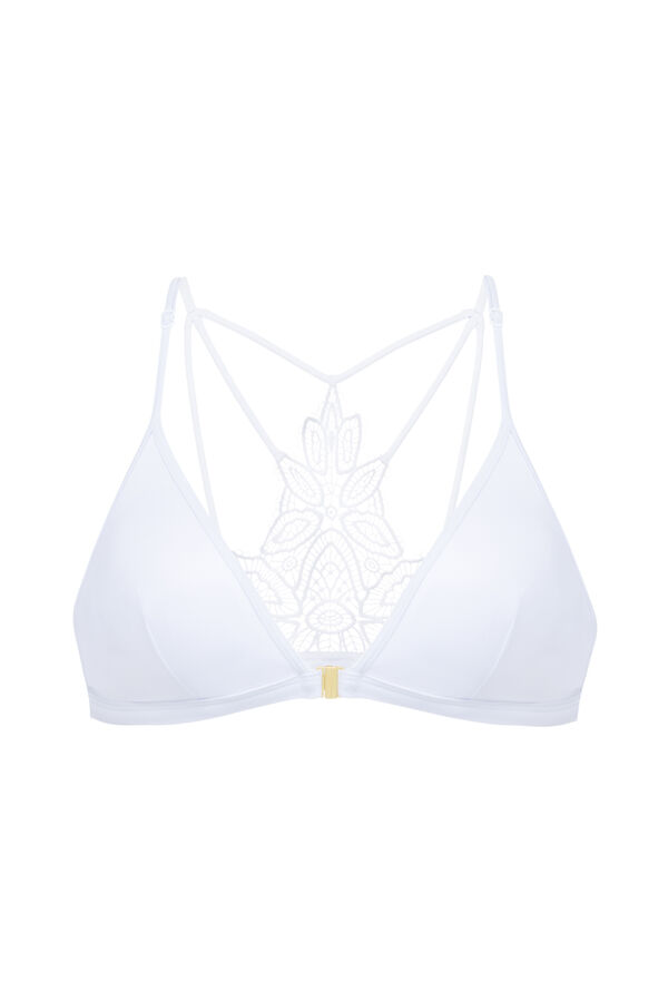 Womensecret Triangle Bikini Weiß
