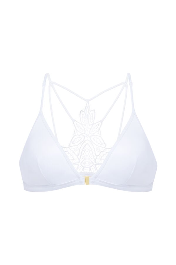 Womensecret Triangle Bikini white