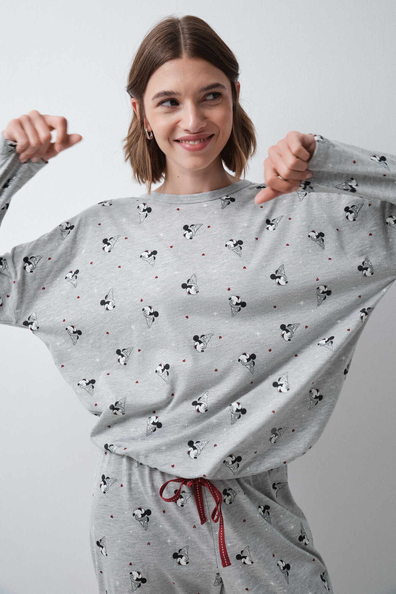 Women'secret Mickey cotton long pyjamas