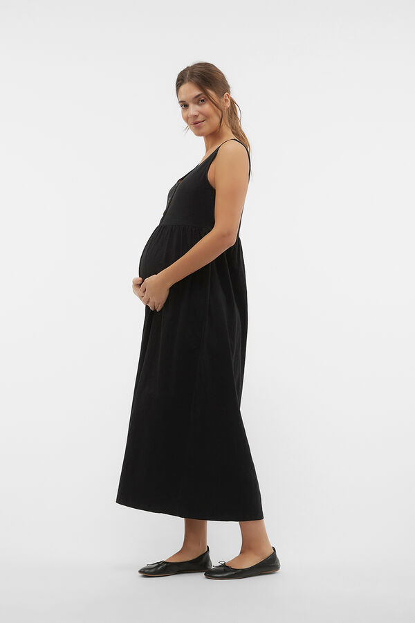 Mamalicious Vestido tirantes lactancia negro