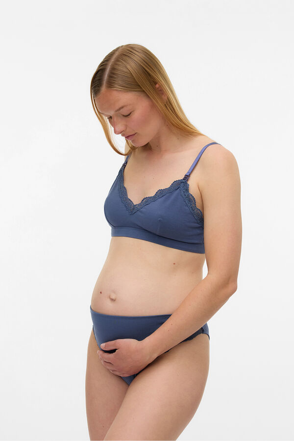 Mamalicious Pack 2 Bragas maternity  azul