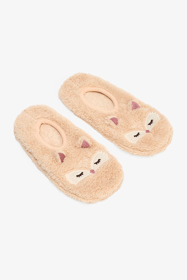 Penti Zapatillas calcetines casa antideslizantes Foxy nude